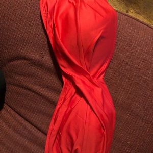 Strapless swim suit top